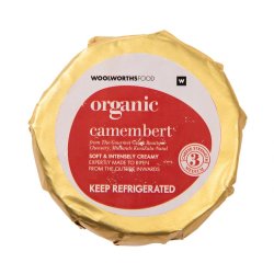Organic Camembert Avg 125 G