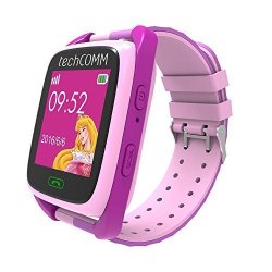 Techcomm TD-09 GSM Unlocked Kids Smartwatch With Gps Tracking Pedometer Sleep Monitor Remote Monitoring Geofencing And Anti Take-off Alarm