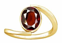 Ramneek jewels Divya Shakti 8.25-8.50 Carats Red Coral Ring 100% Original Gemstone Moonga/Munga Stone Panchadhatu Ring