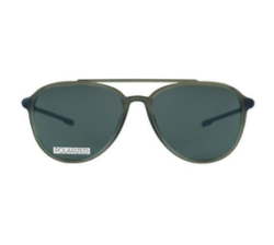 Moleskine Polarised Aviator Style Sunglasses - Model 7001 - Matt Khaki