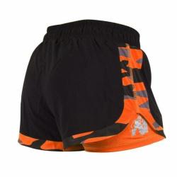 Gorilla Wear Denver Shorts - Black And Neon Orange