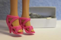 Cute Pink Sandals For Barbie