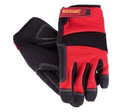 Work Glove Medium-all Purpose Red With Touch Finger