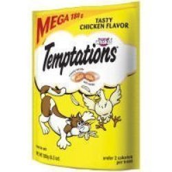 Temptations Classic Treats For Cats Tasty Chicken Flavor 6.3 Ounces By Temptations