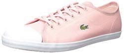 Lacoste Women's Ziane Sneaker Light Pink white 5 Medium Us