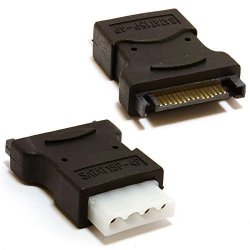 Sata Power Connector 15PIN Male To 4 Pin PC Ide Female Molex Converter Adapter