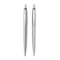 Classic Parker Jotter Ballpoint Pen And Pencil Set Stainless Steel