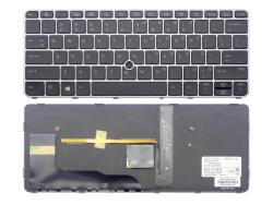 HP Elitebook 820 G3 725 G3 Gray Frame Backlit Laptop Keyboard Black