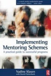 Implementing Mentoring Schemes Hardcover