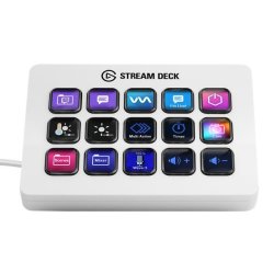 Stream Deck - Tactile Control Interface 15 Customizable Lcd Keys Trigger Actions In Apps Obs Twitch Youtube And More Detachable Usb-c Windows 10 Macos 10.13 Or Later