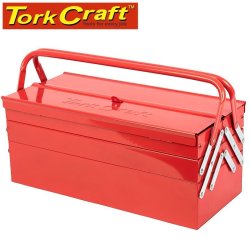 Tork Craft Cantilever Tool Box Empty 5 Tray 468 X 218 X 203MM TCTB001