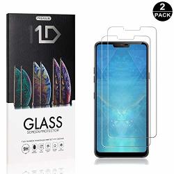 LG G7 Thinq Tempered Glass Screen Protector Bear Village 9H Bubble Free Scratch Resistant Screen Protector Film For LG G7 Thinq 2 Pack