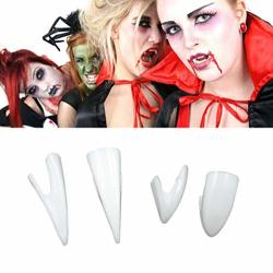 Coohole Vampire Teeth 4 Pcs Novelty Horrific Vampire Teeth Dentures Props Vampire Halloween Party Cosplay