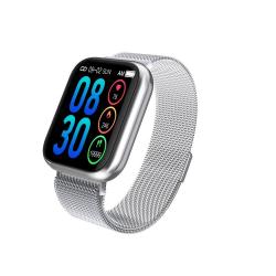 K6 1.3 Inch Tft Color Screen Smart Watch IP67 Waterproof Metal Watchband Support Call Reminder heart Rate Monitoring sleep Monitoring sedentary Reminder Silver