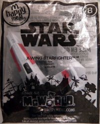 Mcdonald's Happy Meal Toy - 2010 - Star Wars 8 - X-wing Starfighter