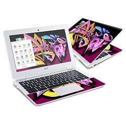 Mightyskins Protective Vinyl Skin Decal Cover For Acer Chromebook 11 CB3-111 Laptop Cover Wrap Sticker Skins Wicked Graffiti