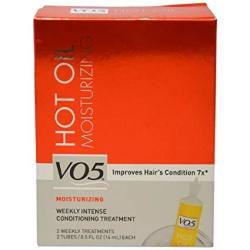 Alberto VO5 Moisturizing Hot Oil Treatment 0.5 Ounce 2-COUNT Tubes Pack Of 6