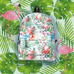 Students Flamingo Floral Backpack