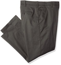 Lee Men's Big And Tall Performance Series Extreme Comfort Pant Charcoal 46W X 34L
