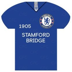 Chelsea - Shirt Shaped Metal Sign