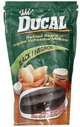 Ducal Refried Black Beans 14.1 Oz Frijoles Negros Volteados 6 Pack