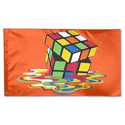 Garden Flag Yard Sweet Home Decoration 3X5 Feet Rubik's Cube One-sided Weatherproof