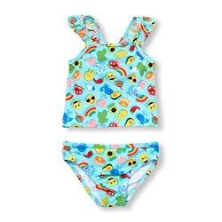 The Children's Place Baby Girls One Piece Swim Suit Bay Breeze 3642 2T