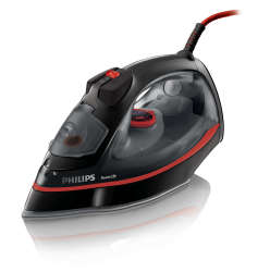 Philips Powerlife Steam Iron 300 Ml 2400 Watt – Black red