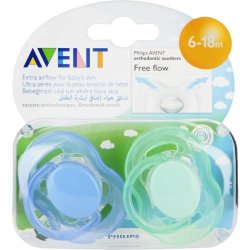 Avent Orthodontic 2X Free Flow Soothers