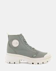 PALLADIUM Pallabase Twill Boots - UK8 Green