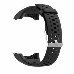 Meiruo Wristband For Polar M400 Silicone Strap For Polar M400 Black