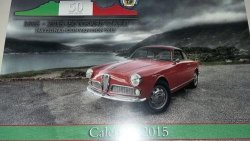 Alfa Romeo - Calendar April 2015 Till May 2016 Shipping In Sa