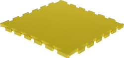 Yellow Interlocking Foam Puzzle Mats 1000MM X 1000MM