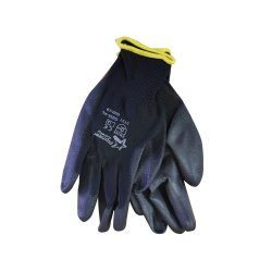 Glove - Nylon - Pu - Coated - Black - 4 Pack
