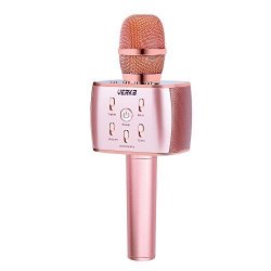 Verkb Upgraded Wireless Karaoke Microphone With 5W2 Speakers 3-IN-1 ...