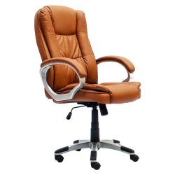 Gof Furniture - Cougar Office Chair Brown