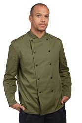Long Dennys Sleeve Technicolour Chefs Jacket - 7 Colours - Navy - XS