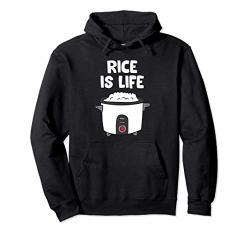 Rice Is Life Asian Food Chinese Rice Japanese Rice Cooker Pullover Hoodie