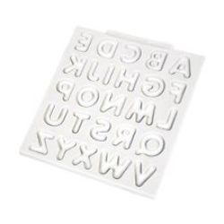 Alphabet Silicone Mould For Fondant Size Of Mould 10.5x12cm