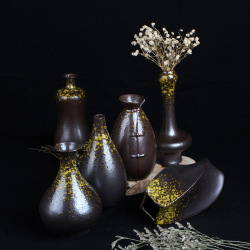 Zakkz Creative Ceramic Vase Ornaments Kiln Change Aroma Bottle Flower Arrangement Pottery Decor Gift