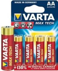 Varta Max Tech 4 x AA 1.5V Alkaline Batteries