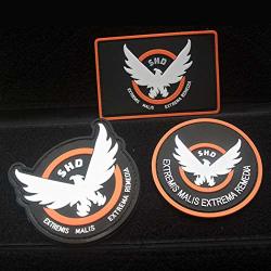 3-PACK The Division Shd Badge Velcro Patch Comb Pvc Drip Seal For Armband