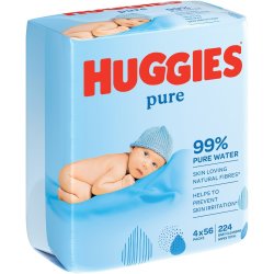 Huggies Baby Wipes Pure 224S