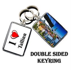 I Heart Tallinn Keychain Keyring The Capital City Of Estonia Keychain