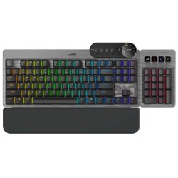 Everest Keyboard Max Modular Numpad Media Dock And Cherry Mx Brown Switches Gunmetal Grey - New Limited Supplier Warranty