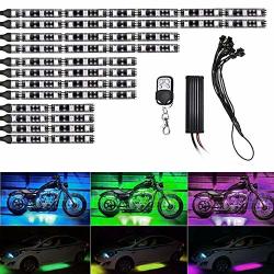 LED Atmosphere Light 12 120 Lamp Beads Suitable For Car And Motorcycle Atmosphere Lighting