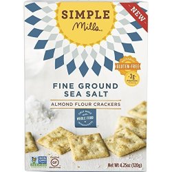Simple Mills Almond Flour Crackers Fine Ground Sea Salt 4.25 Oz