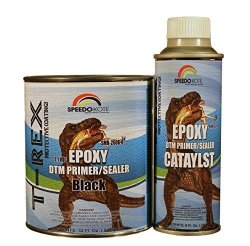 Epoxy Fast Dry 2.1 Low Voc Dtm Primer & Sealer Black Quart Kit SMR-260B-Q 261-8