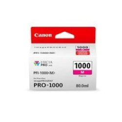 Canon PFI-1000 Magenta Printer Ink Cartridge Original 0548C001 Single-pack