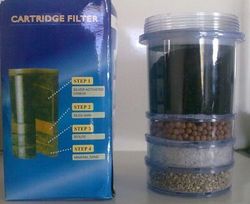 Water Purification Equipment 4 Stage Cartridge Filter gravity Systems